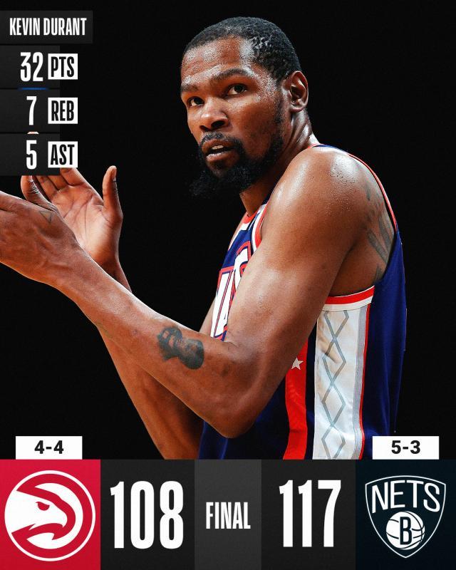 开云体育-三节31分导演两波高潮 篮网起伏不定KD稳如磐石